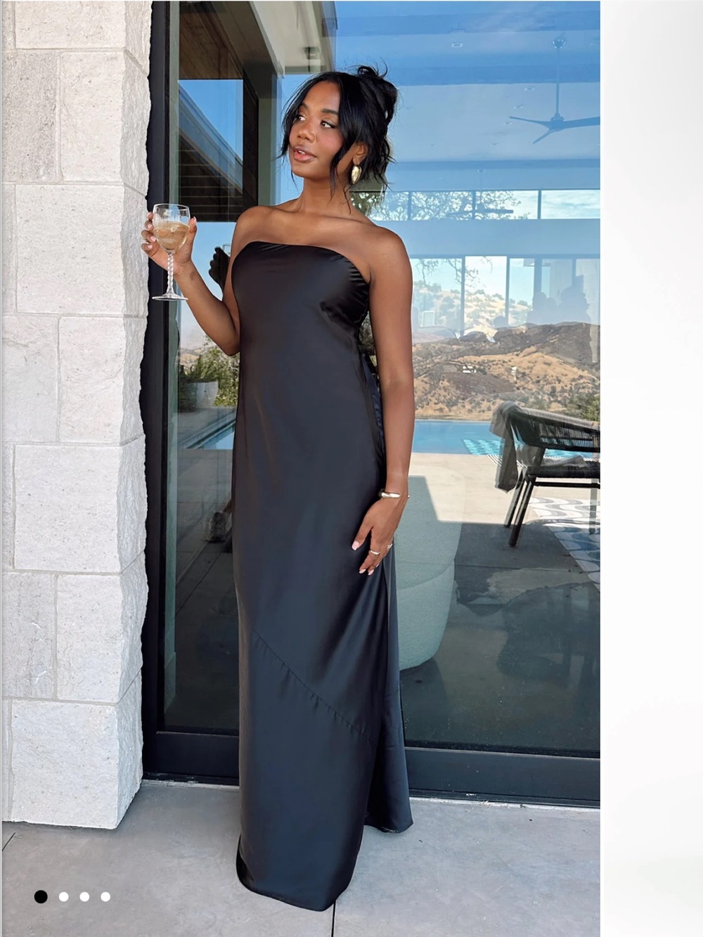 Show me your mumu black Taylor tube dress